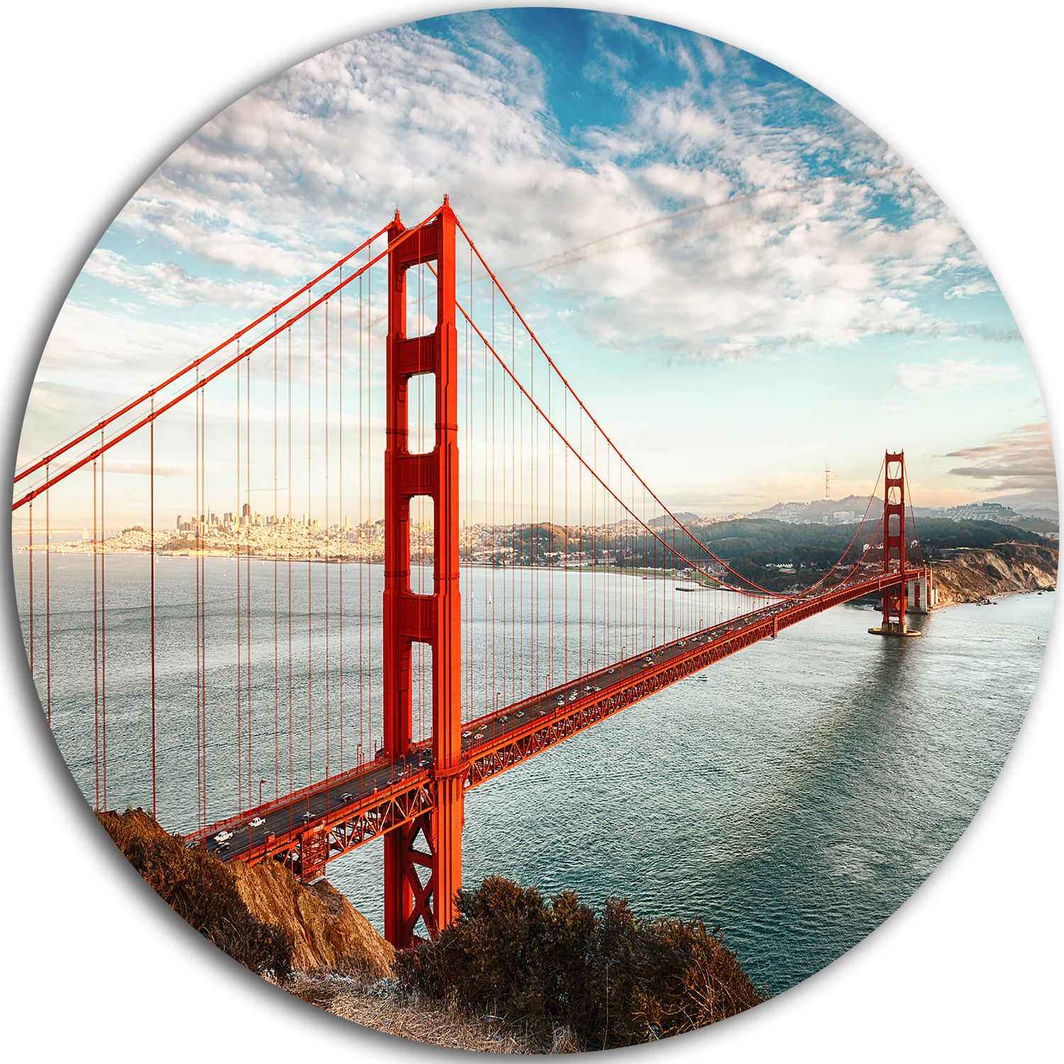 Design Art Golden Gate Bridge in San Francisco' Ultra Glossy Sea Bridge ...