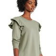 thumbnail image 2 of George Women's Ruffle Sleeve Sweatshirt, 2 of 6