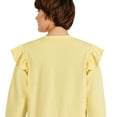 thumbnail image 3 of George Women's Ruffle Sleeve Sweatshirt, 3 of 6