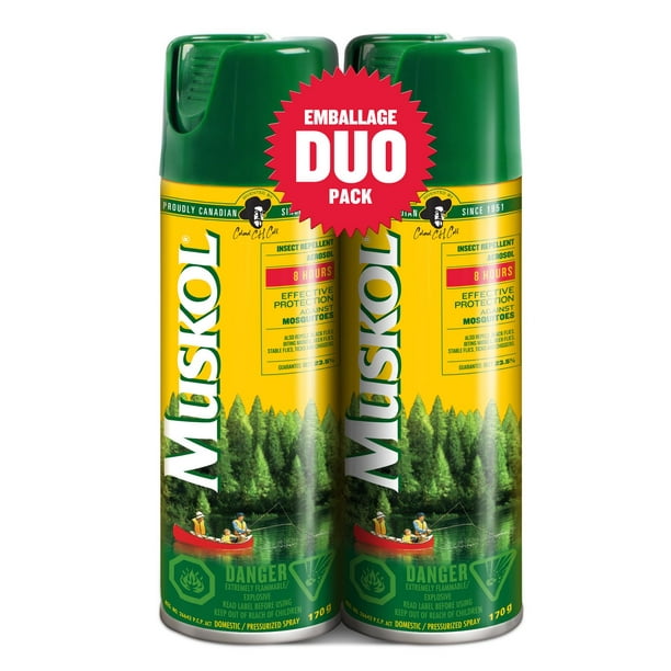 Muskol Aerosol Insect Repellent Duo Pack Walmart.ca