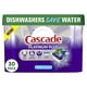 Détergent pour lave-vaisselle Cascade Platinum Plus ActionPacs, parfum frais 30 unités – image 1 sur 8