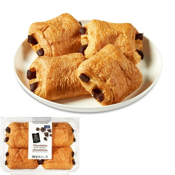 Your Fresh Market Chocolatine Pastries, 4 pastries, 260 g