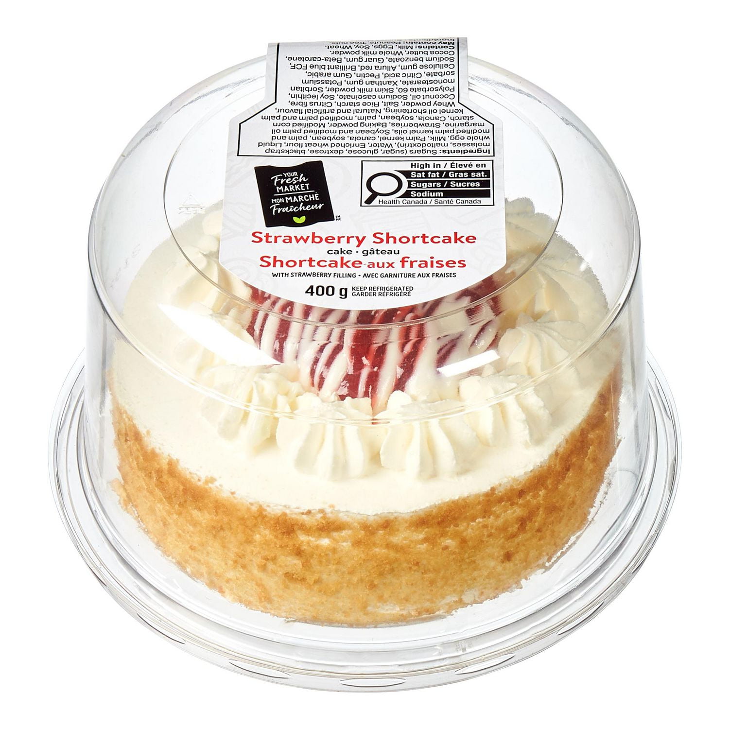 Your Fresh Market Strawberry Shortcake, 400 g