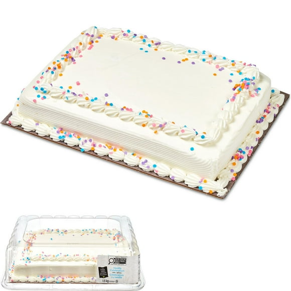 Your Fresh Market Vanilla Celebration Slab Cake, 1.5 kg