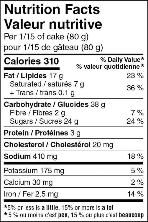 Your Fresh Market Cookies & Crème Slab Cake, 1.2 kg