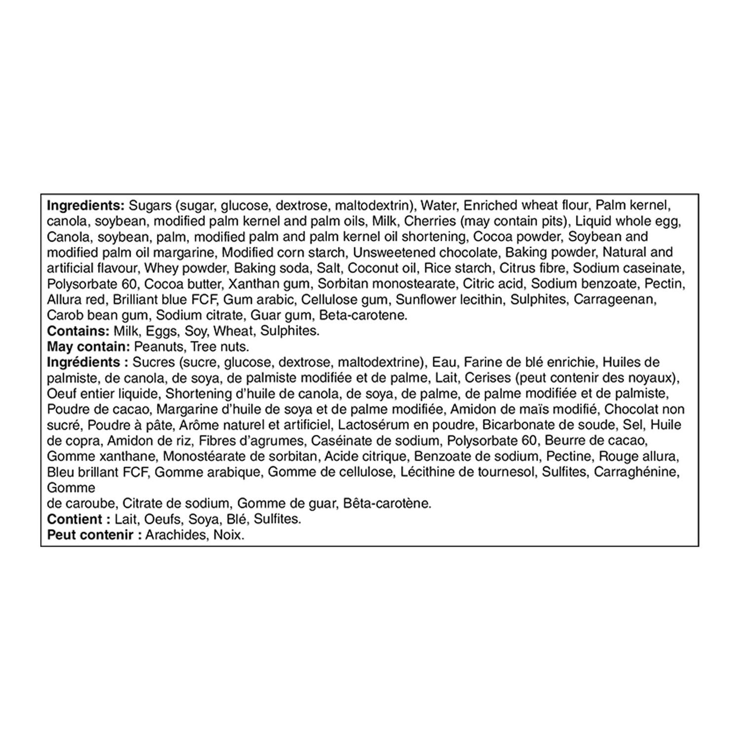 Gâteau feuille Forêt-Noire Mon marché fraîcheur 1,2 kg