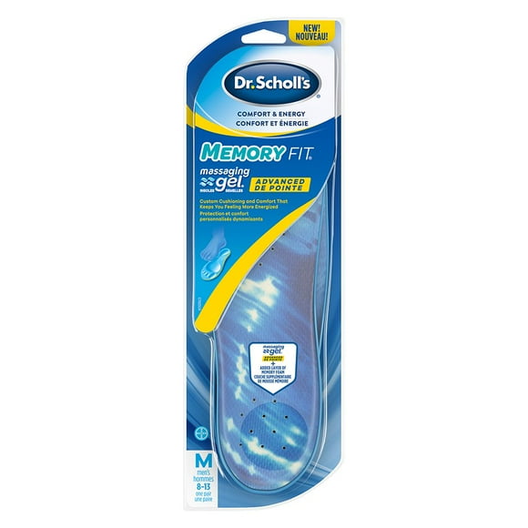 Dr. Scholl's Memory Fit® Massaging Gel, Mens Size 8-13
