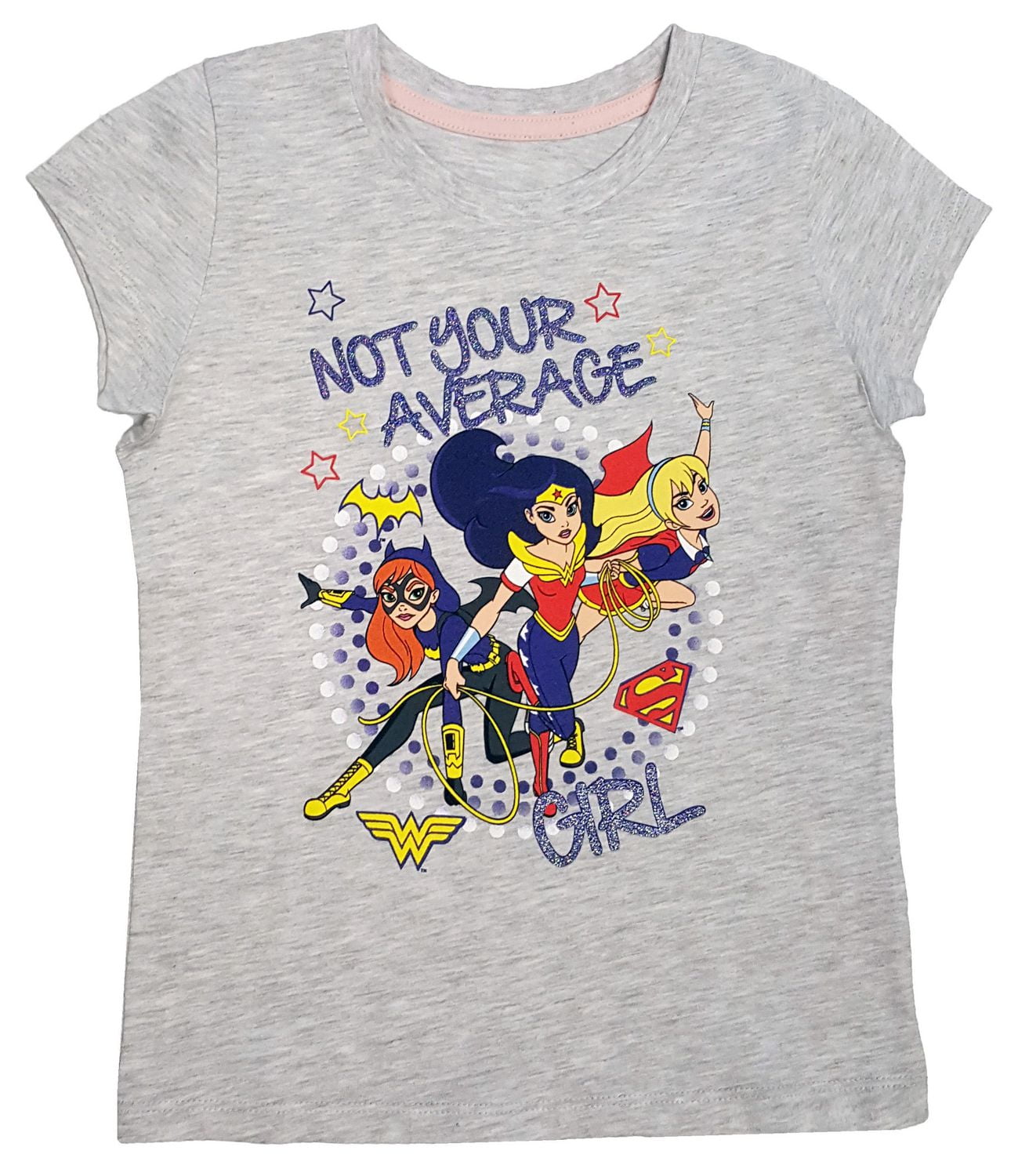 Superhero Girls Super HERO Girls Girls' short Sleeve T-Shirt | Walmart ...