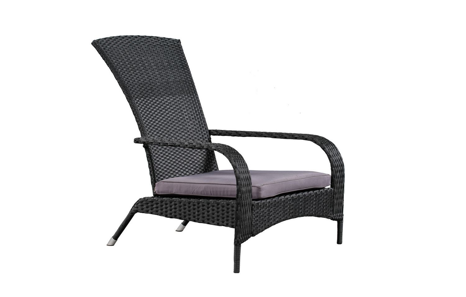 wicker muskoka chair with cushion