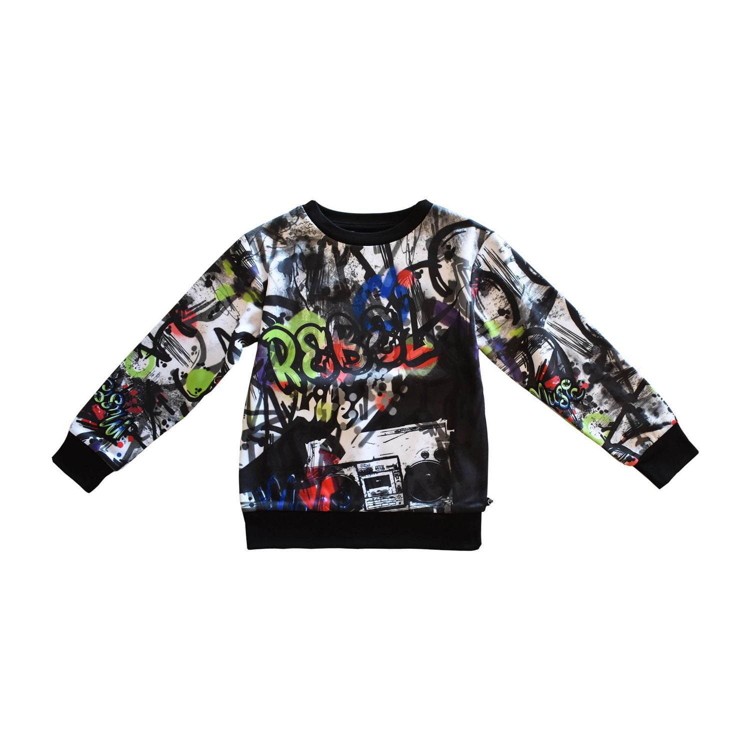 Pull Mini Pop Kids Rebel Music pour garçon