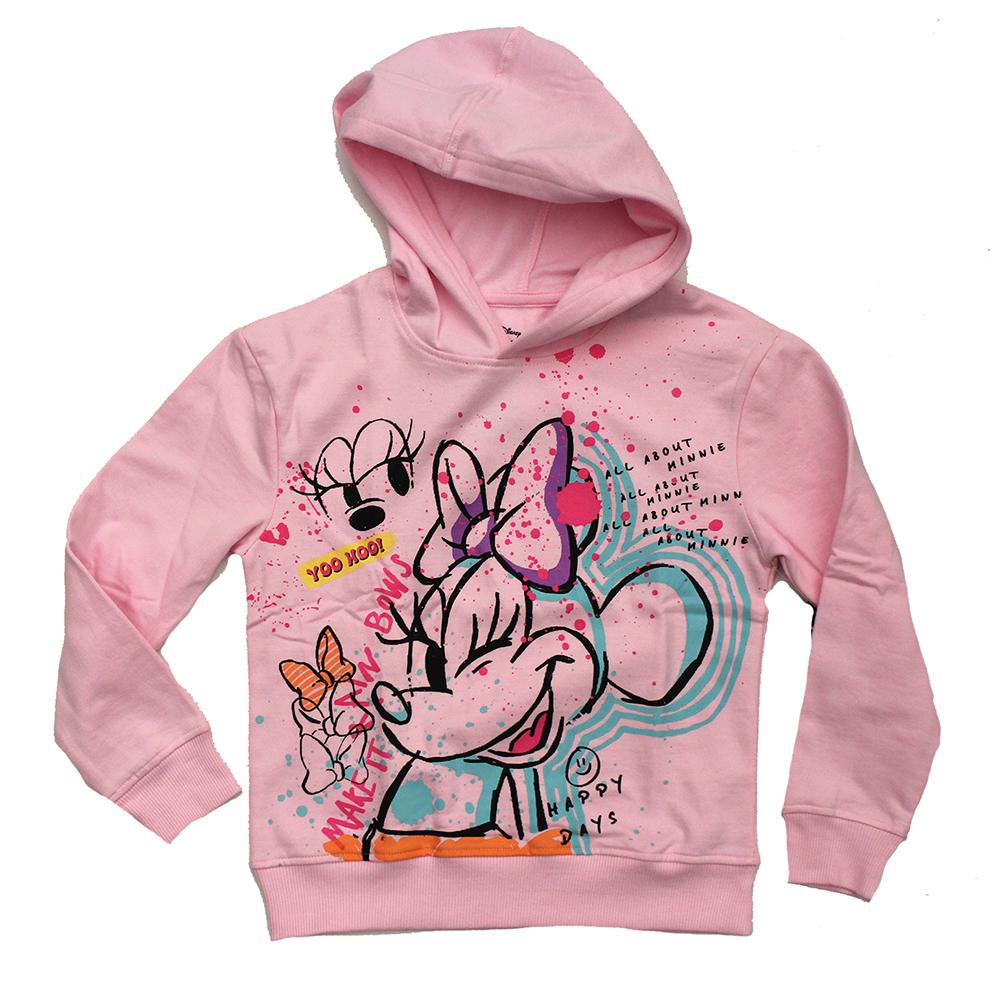 Pink minnie mouse on sale hoodie