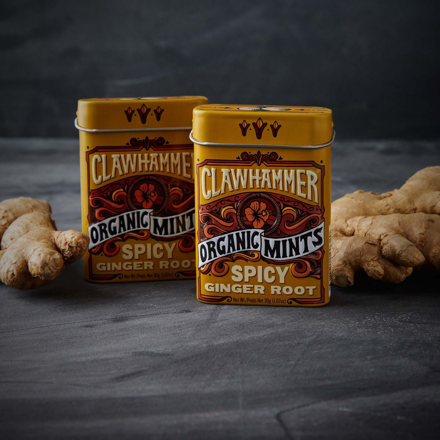 Clawhammer Certified Organic Mints Spicy Ginger Root For The