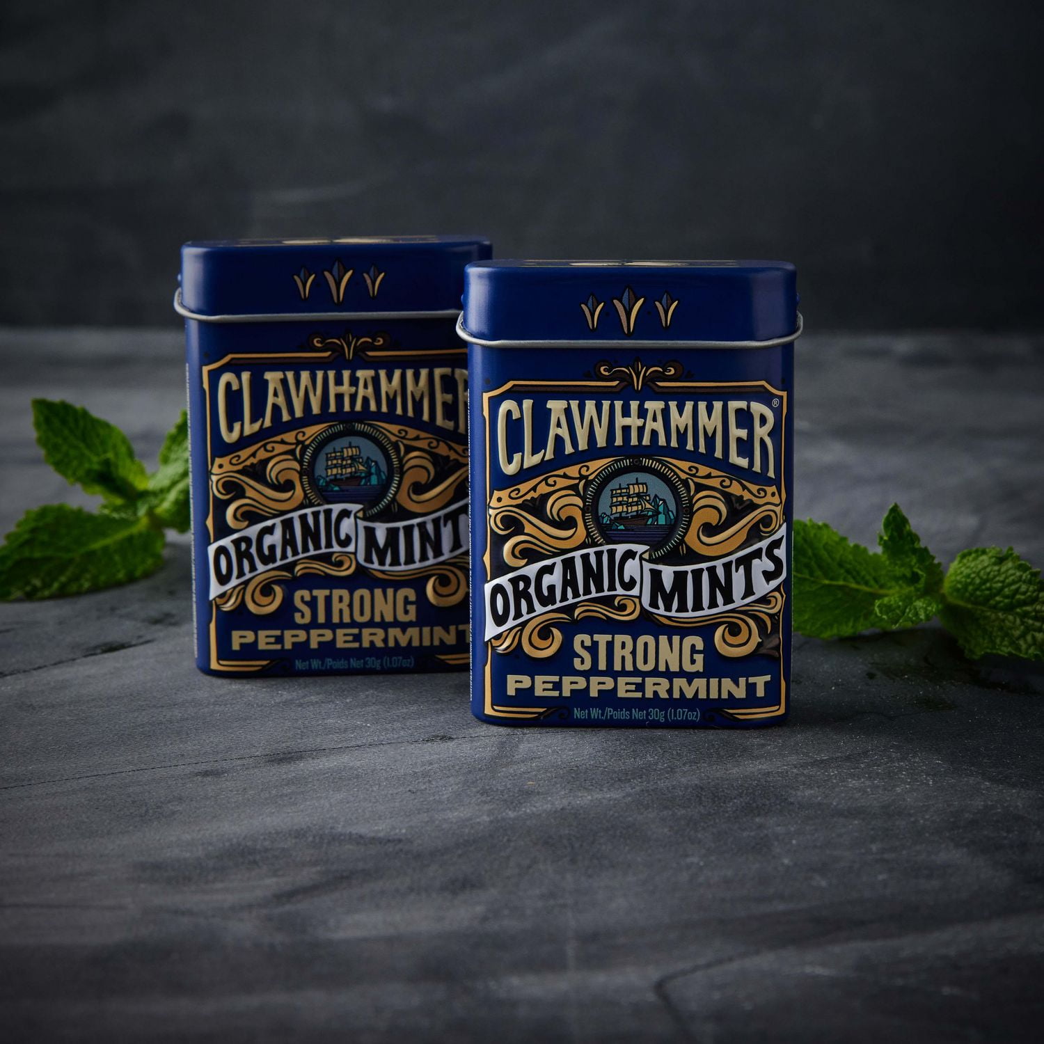 Clawhammer Certified Organic Mints - Strong Peppermint, For The Strong And Spicy Mint Lover