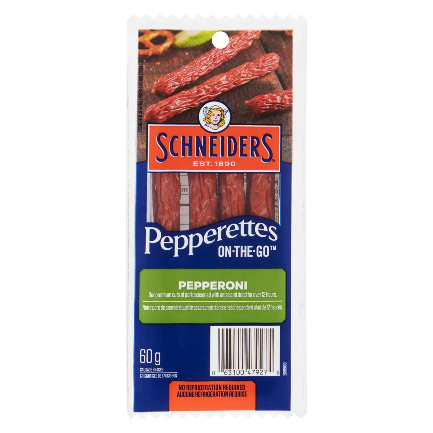 Pepperettes® Onthego® Sausage Sticks, Pepperoni Walmart Canada