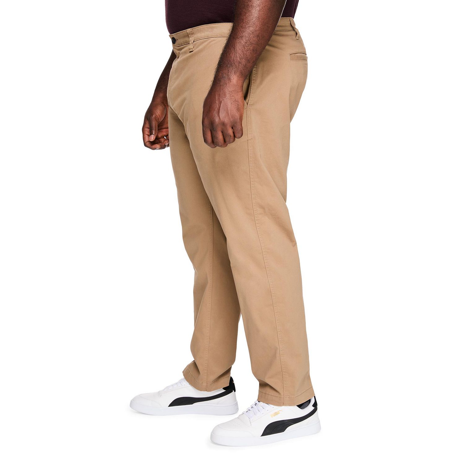 Pantalon en coutil coupe droite George Plus pour hommes