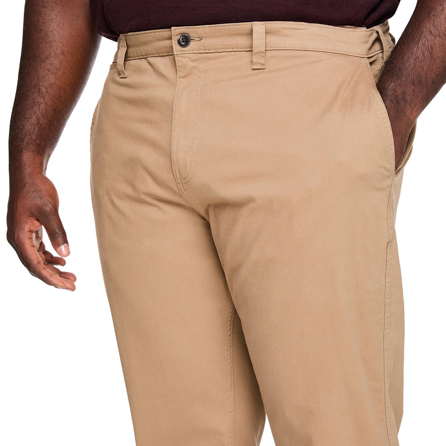 Pantalon en coutil coupe droite George Plus pour hommes