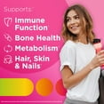 thumbnail image 3 of Centrum MultiGummies Multi+Beauty Multivitamin Supplement Gummies for Hair, Skin & Nails, 90 Count, 3 of 8