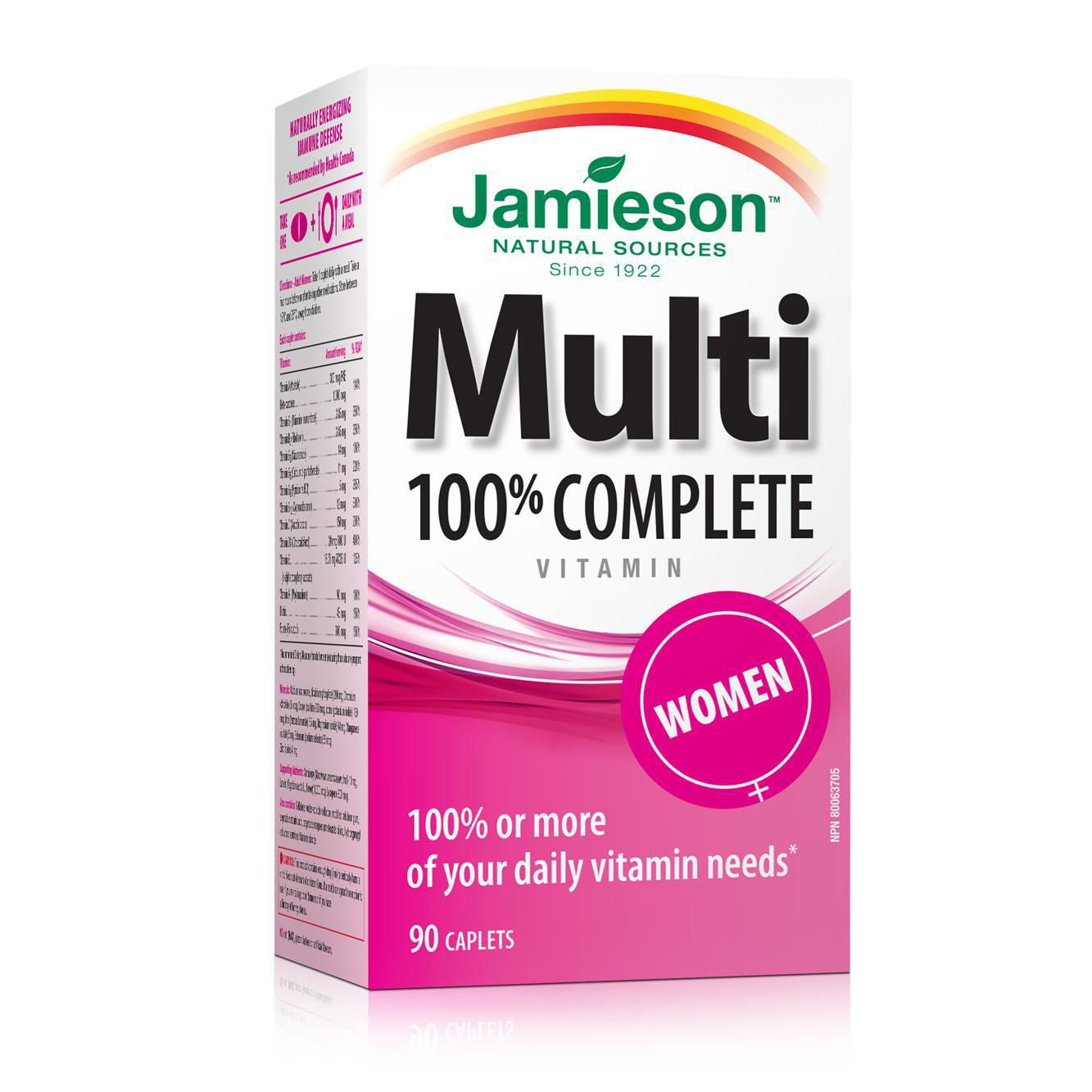 Jamieson 100% Complete Women's Multivitamin Caplets
