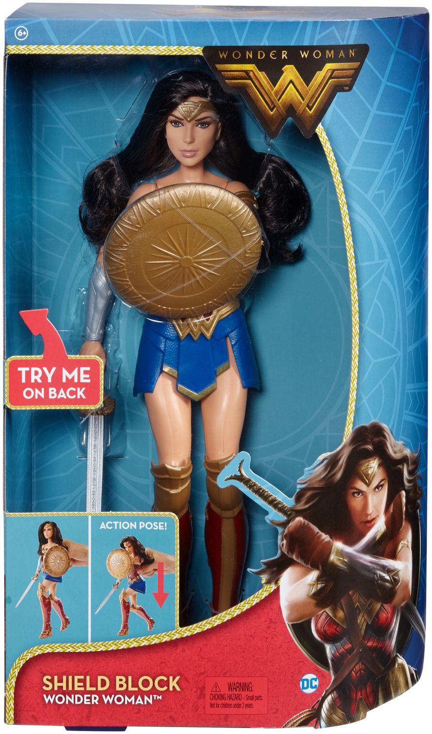 DC Comics Shield Block Wonder Woman Doll - Walmart.ca