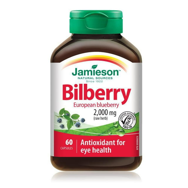 Jamieson Capsules de Myrtille (Bleuet européen)