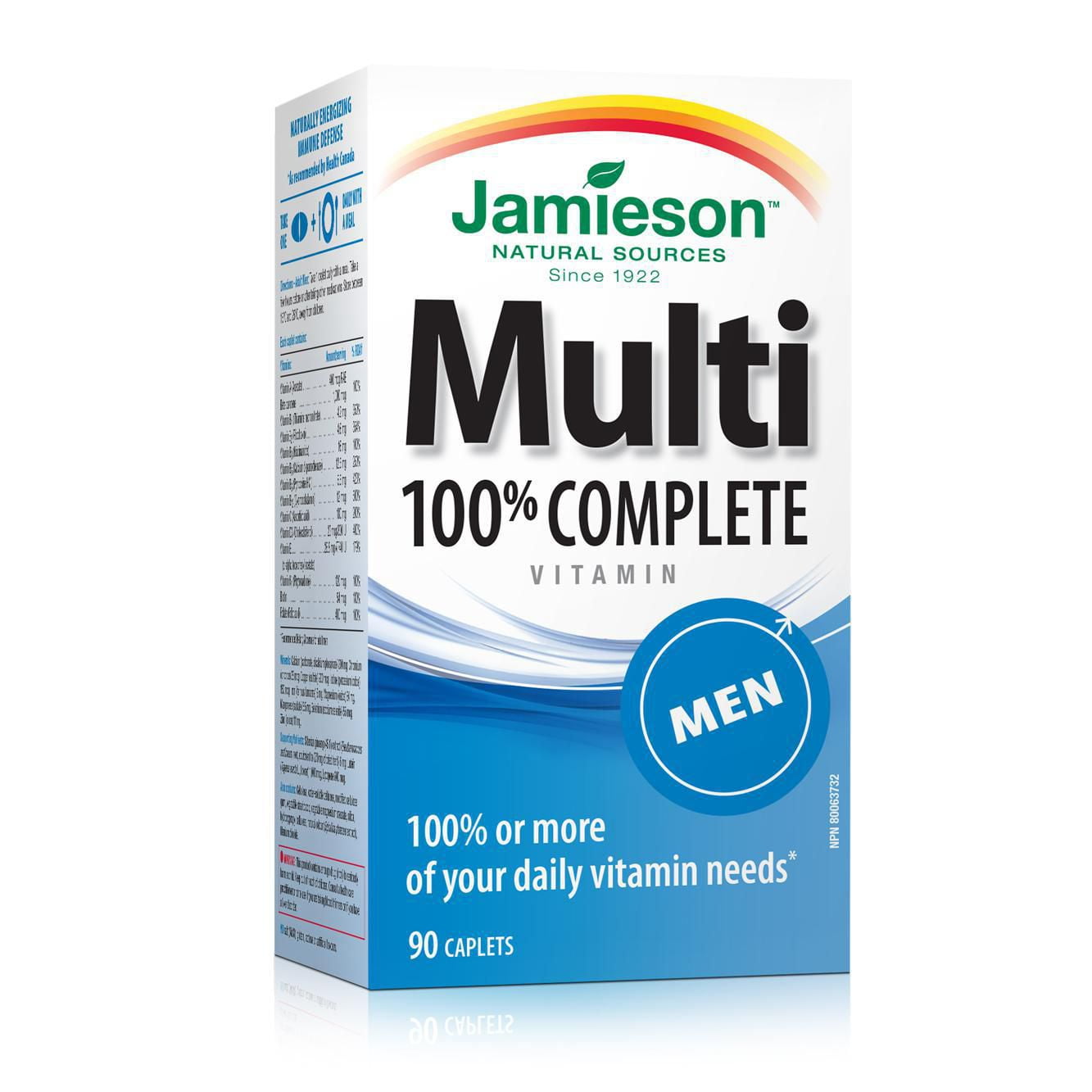 Jamieson Laboratories Jamieson Mens' 100 Complete Multivitamin Caplets