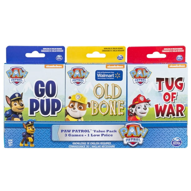 Spin Master Games - Paw Patrol - Cartes à jouer - Value Pack