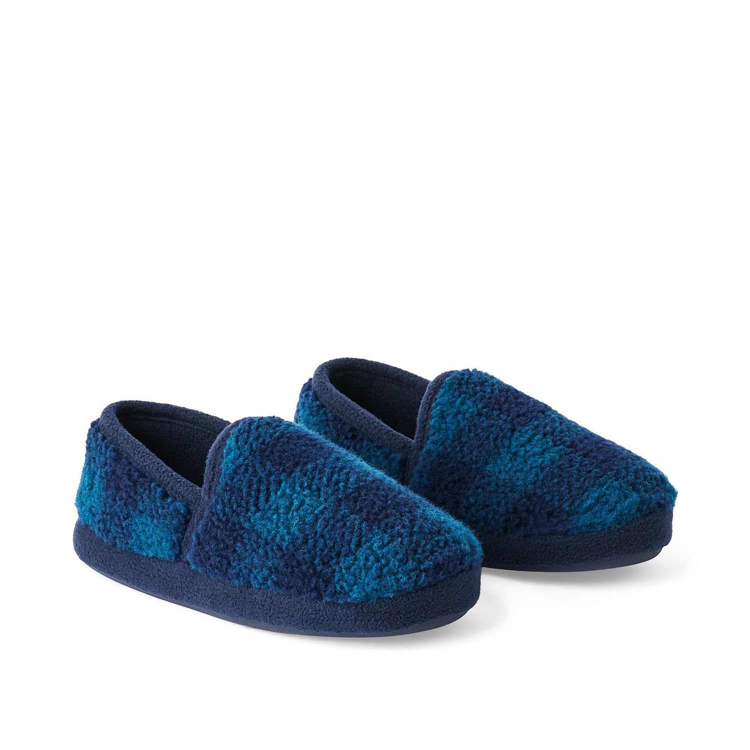 Pantoufles à motif écossais George pour garçons
