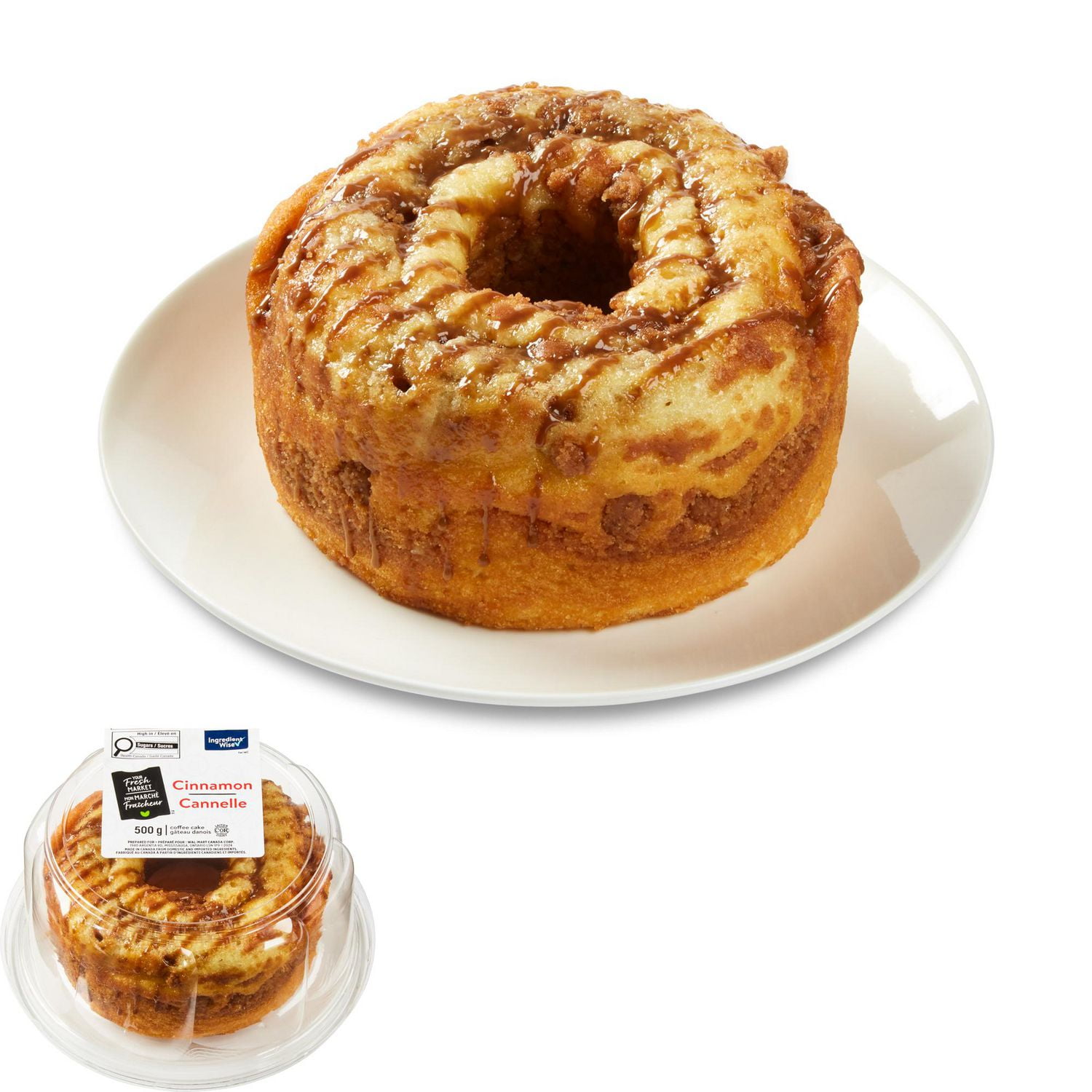 Your Fresh Market Cinnamon Coffee Cake 500 g Walmart