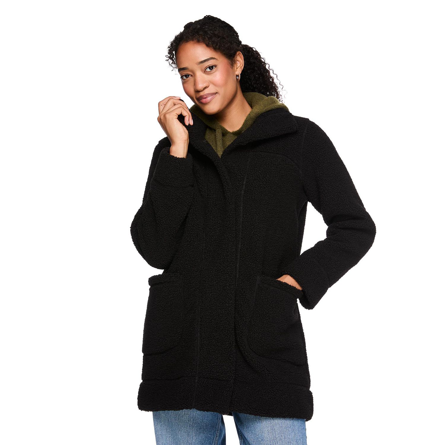 George Women's Borg Long Jacket