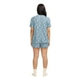 thumbnail image 3 of Peanuts Ladies V-Neck & Short Pajama Set - Online Exclusive, 3 of 7