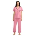 thumbnail image 1 of Peanuts Ladies Notch Collar Capri Pajama Set - Online Exclusive, 1 of 7