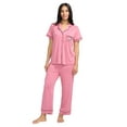 thumbnail image 4 of Peanuts Ladies Notch Collar Capri Pajama Set - Online Exclusive, 4 of 7