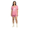 thumbnail image 1 of Peanuts Ladies V-Neck & Short Pajama Set - Online Exclusive, 1 of 7