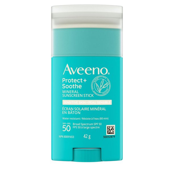 Aveeno Protect + Soothe Mineral Sunscreen Stick SPF 50+ Sensitive