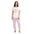 thumbnail image 1 of Peanuts Ladies Short-Sleeve & Jogger Pajama Set - Online Exclusive, 1 of 7