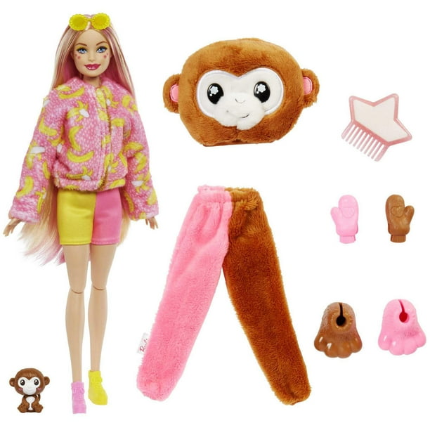 100% Original 2022 New 3rd Fashion Mattel Barbie Cutie Reveal Dolls White  Bear Brand Toys for Girls Birthday Christmas Gifts