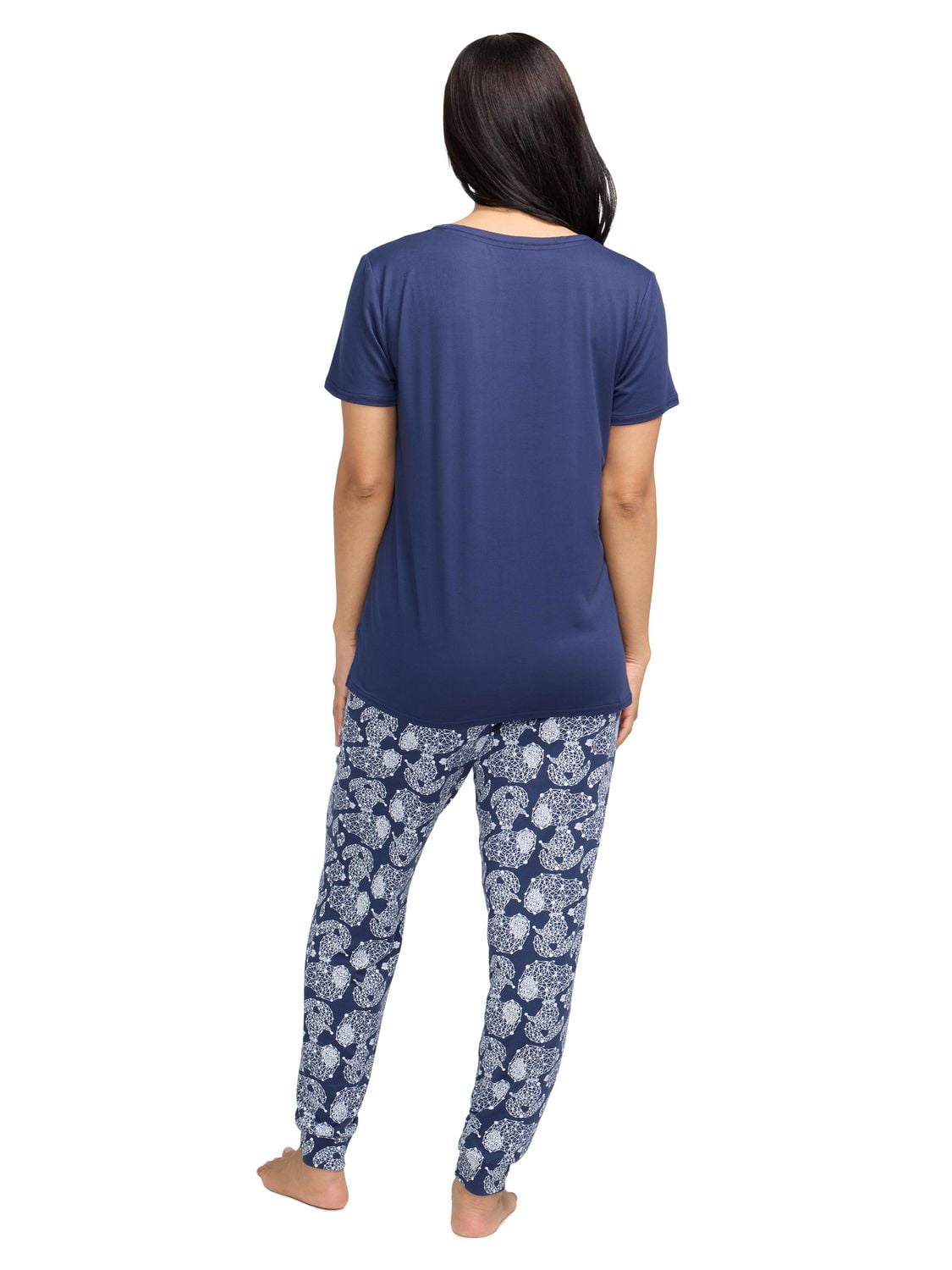 Ensemble de pyjama pour femmes Peanuts avec manches courtes et pantalon jogger - exclusivité en ligne