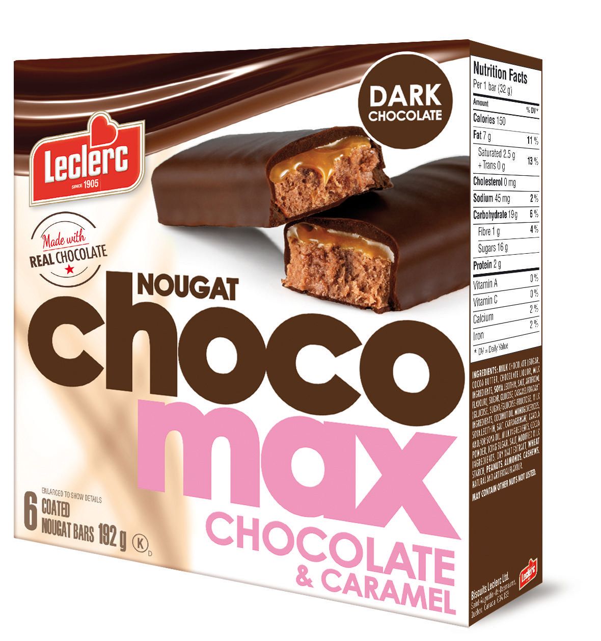Dark Chocolate Almond Nougat bar Walmart Canada