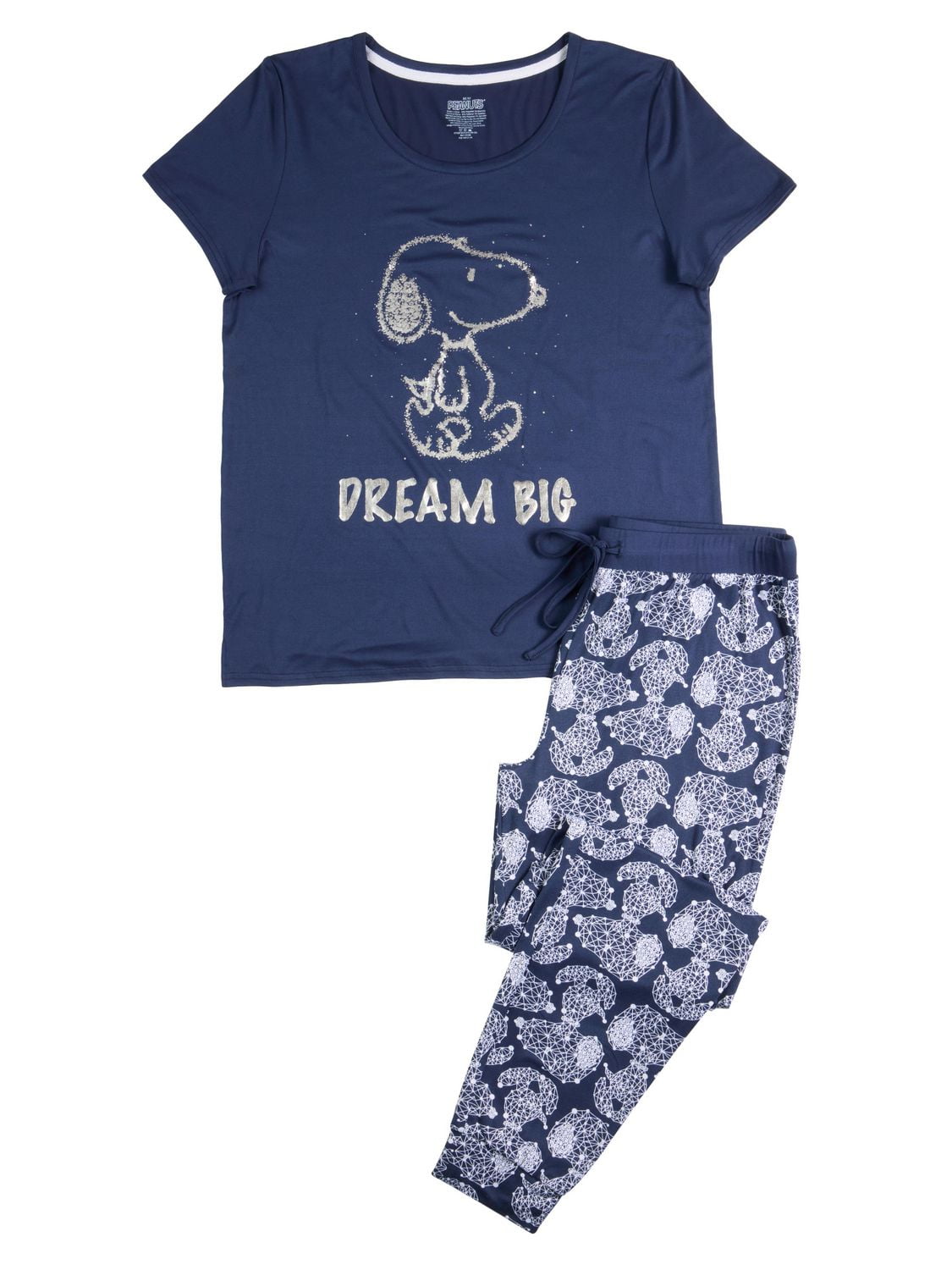 Ensemble de pyjama pour femmes Peanuts avec manches courtes et pantalon jogger - exclusivité en ligne