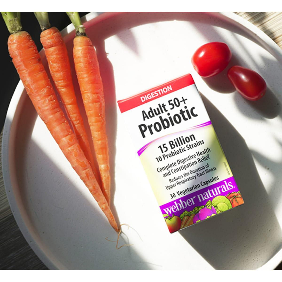 Webber Naturals Probiotique Adultes 50+ 15 milliards