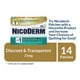 Timbre Nicoderm Transparent Étape 1, 21 mg/jour, Timbre transdermique de nicotine, Aide pour cesser de fumer et Aide de renoncement au tabac 14 timbres – image 1 sur 8