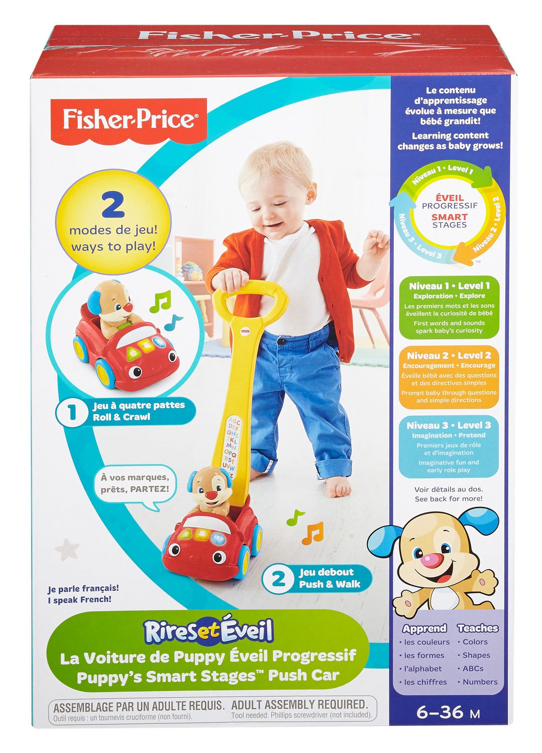 Fisher price laugh & learn smart stages sale car