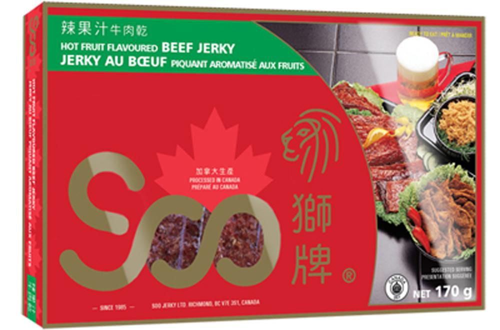Soo Hot Fruit Beef Jerky Walmart Canada