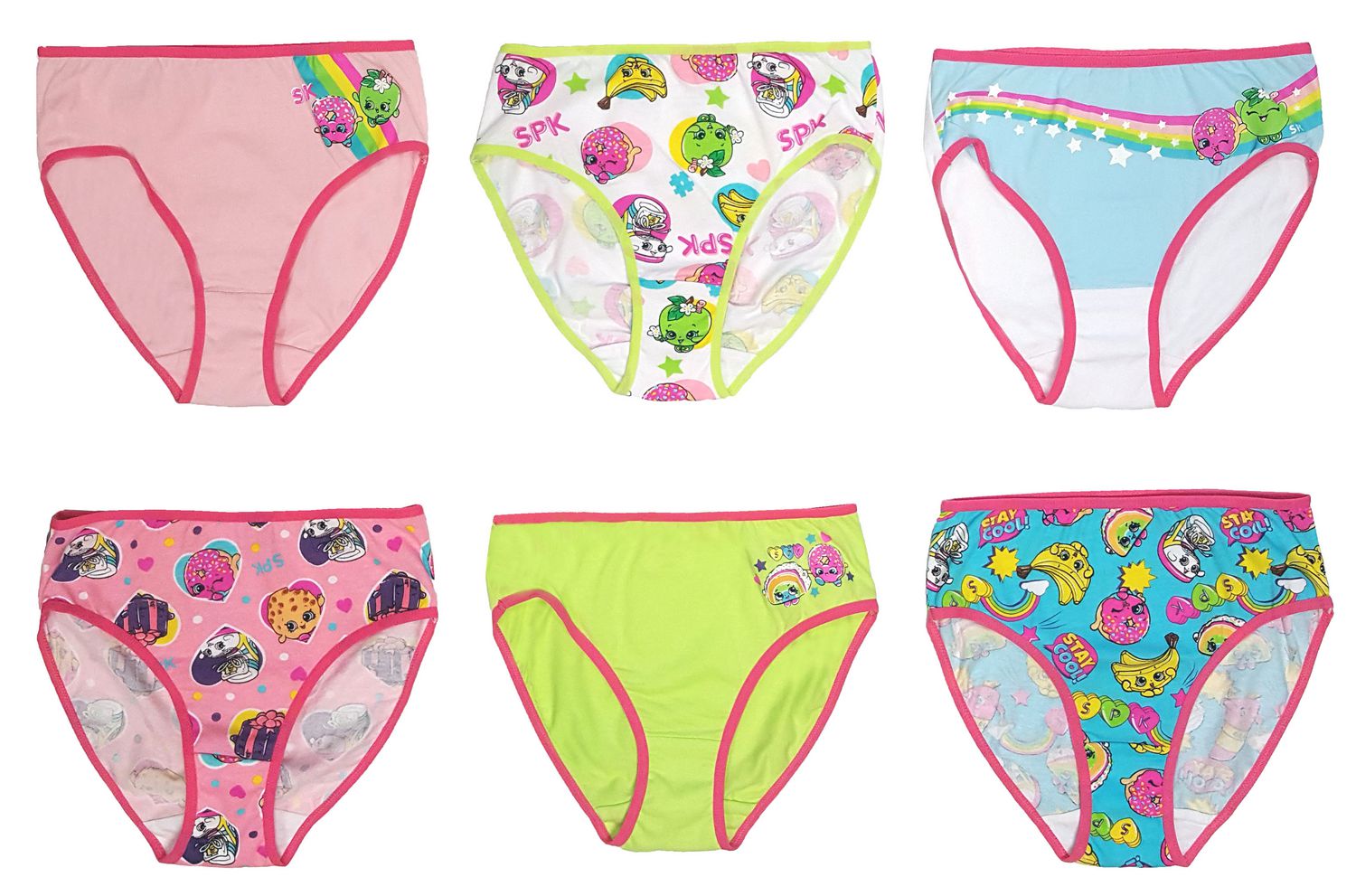  Girls' Underwear - Shopkins / Girls' Underwear / Girls'  Clothing: Clothing, Shoes & Jewelry
