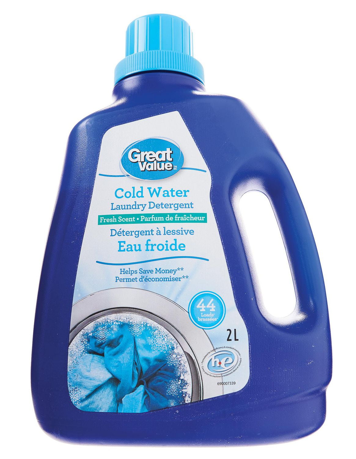 Great Value Fresh Scent Cold Water Laundry Detergent Walmart Canada