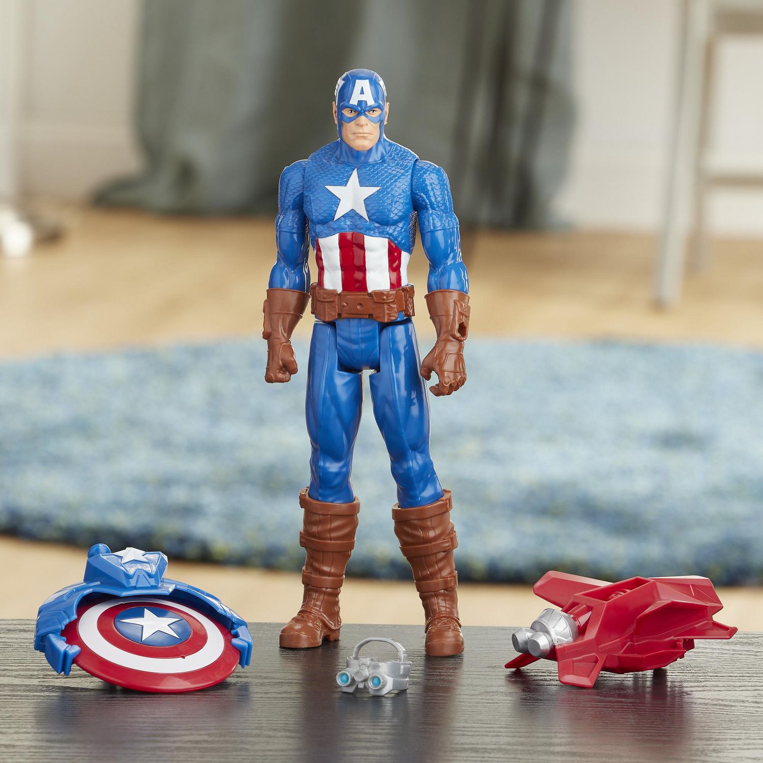Avengers - Figurine Captain America Titan Hero Blast Gear - Dès 4 ans -  Super U, Hyper U, U Express 