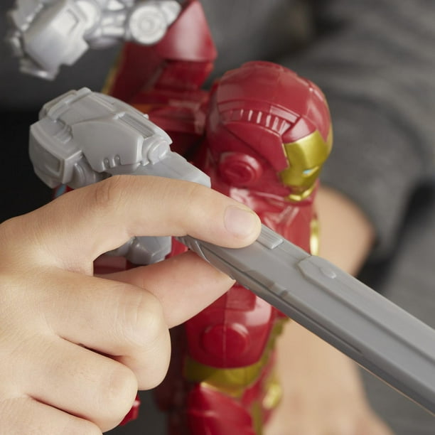 Marvel Avengers Titan Hero - Figurine (30cm) - Spider-Man - Rouge Foncé