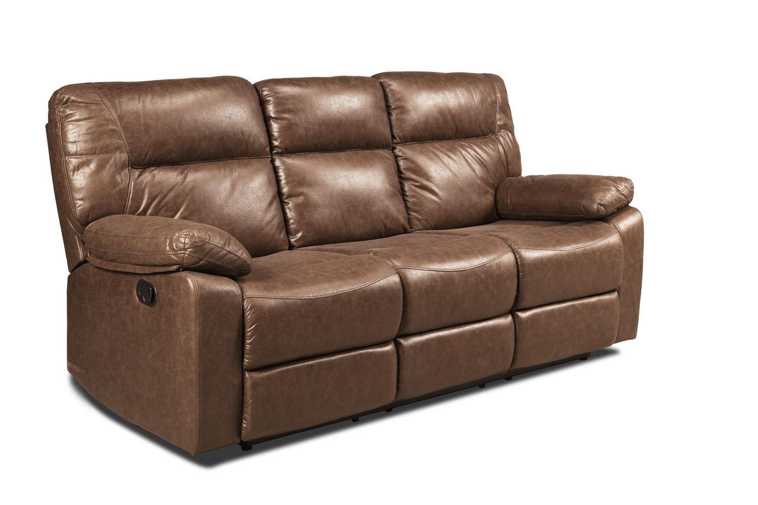 Topline Home Furnishings Saddle Brown Motion Sofa Walmart Canada