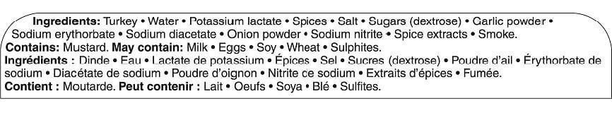 Great Value Turkey Pepperoni Sticks, 500 g