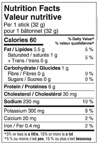 Great Value Turkey Pepperoni Sticks, 500 g